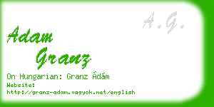 adam granz business card